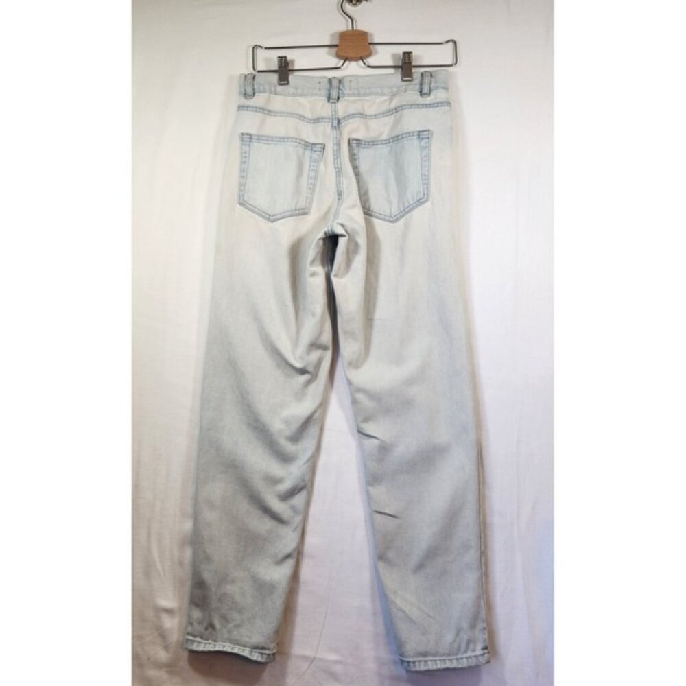 Aus Assembly Label Womens High Waist Tapered Leg Jeans Light Acid Wash Size 8 - Picture 2 of 7